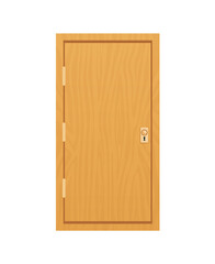Wooden Door Illustration