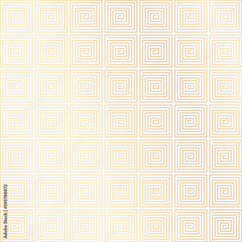 Poster golden seamless geometric pattern background with squire lines