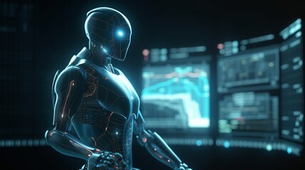 Finance forex trading technology. Business statistics graph. Internet technology concept. Data analysis. Currency exchange concept. Futuristic technology. Ai-artificial intelligence innovation.