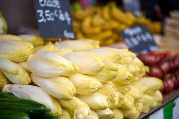 endives at the market