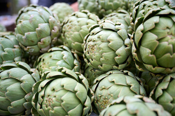 Fototapeta premium artichokes at the market