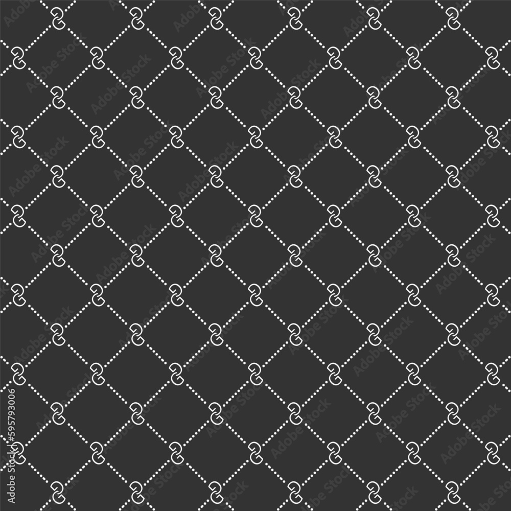 Poster geometrical diamond line seamless pattern background with grid