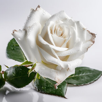 Flower with white background excellent quality and beautiful detail IA generativa