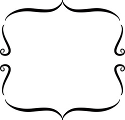 インド風の飾りフレーム。ベクターデータ。