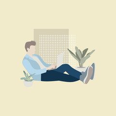 Man vector illustration