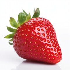 Juicy and Delicious The Perfectly Ripe Red Strawberry