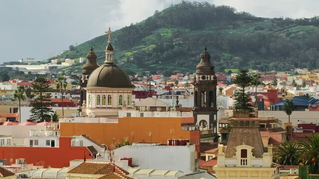 San Cristobal de la laguna cityscape in Tenerife, Canary islands, Spain.