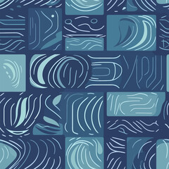 Mystic Meadow: An Abstract Pattern of Natural Space Design
