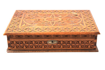 very old wooden box