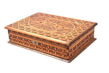 very old wooden box