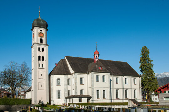 Kirche von Sachseln, Kanton Obwalden, Schweiz