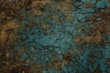 an abstract blue and brown background. Generative AI
