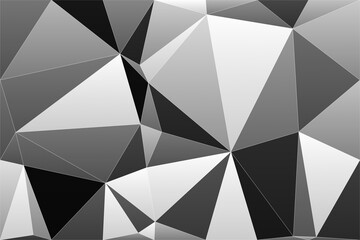 Monochrome triangles pattern with a rough texture background. Backdrop texture wall and have copy space for text. Picture for creative wallpaper or design art work.	