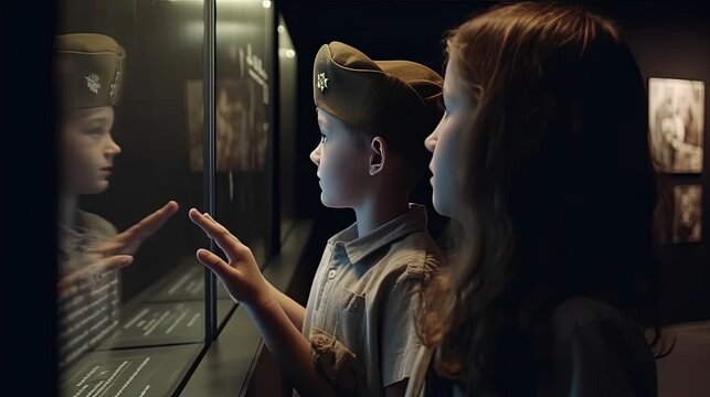 Join us on a virtual journey through time as we explore the stories and artifacts that honor the service and sacrifice of our nation's heroes on Memorial Day. Generated by AI.