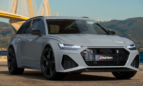 Audi RS6 Avant - a sporty station wagon in urban space