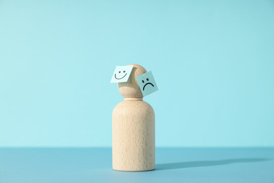 Mental disorders concept - composition for Bipolar disorder