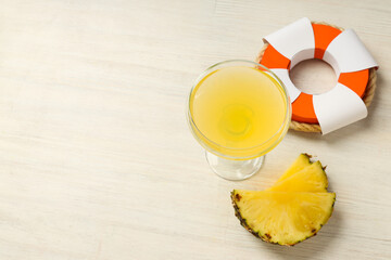 Drinks, fresh summer drink for refreshing, summer vibes concept