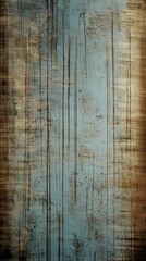 Rough grungy vintage blue rust texture. AI Generative.