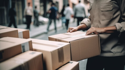 courier service, Generated AI