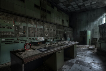 Nuclear Power Plant in different condition