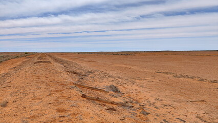 Landscape along the Oodnadatta track