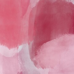 Red Pink Gouache Abstract Painting Background