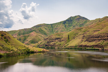 Winding River of Hells Canyon National Recreation Area