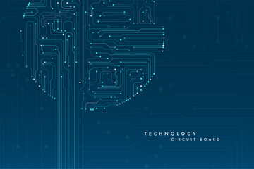 Abstract circuit board background.