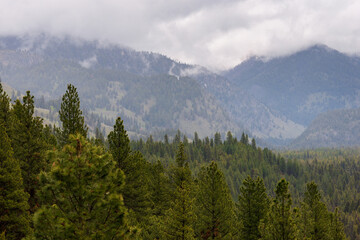 The Sawtooth Mountains, Mountain range in Idaho