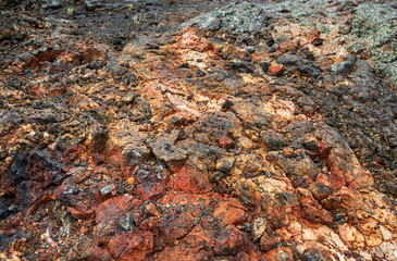 Rock Textures at Craters of the Moon National Monument and Preserve in Idaho