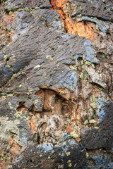 Rock Textures at Craters of the Moon National Monument and Preserve in Idaho