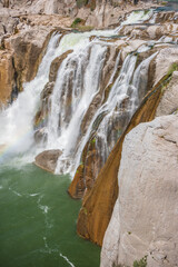 Fototapeta na wymiar The Shoshone Falls in Idaho on the Snake River on a Summer Day