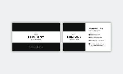 Simple Business Card Layout, Portrait and landscape orientation. Horizontal and vertical layout. Vector illustration, Modern Business Card,Creative and Clean Visit Card Name card and Rectangle size.