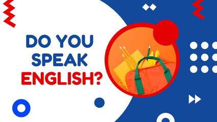 Obraz premium Image for English language day, learning English language concept