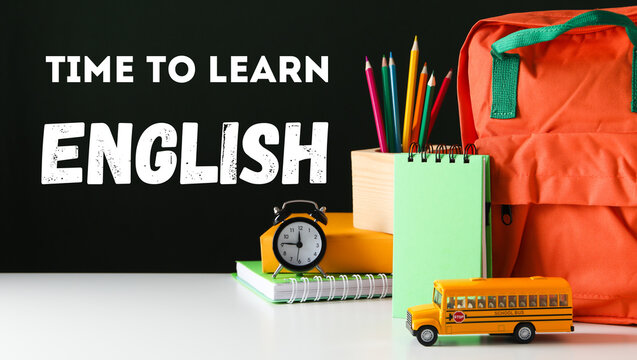 Image for English language day, learning English language concept