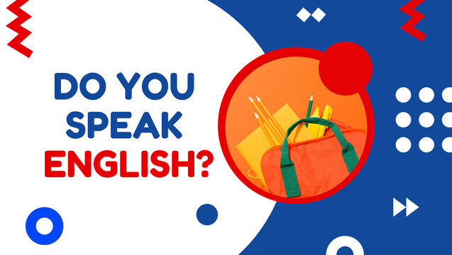 Image for English language day, learning English language concept