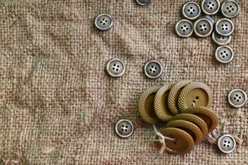 close up of a button