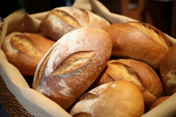 Freshly Baked Bread Loaves
