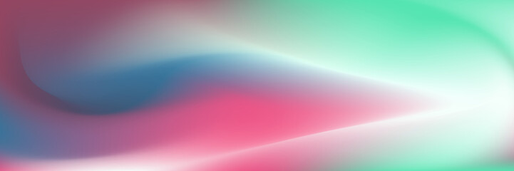 Abstract wavy shapes futuristic banner