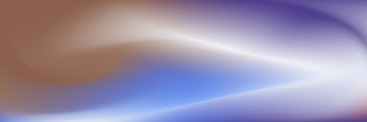 Abstract wavy shapes futuristic banner