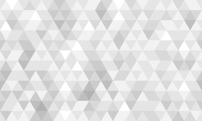 Grey triangle geometrics seamless pattern. Vector Repeating Background.