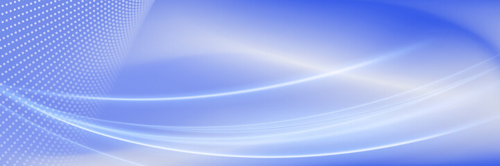 Abstract wavy shapes futuristic banner