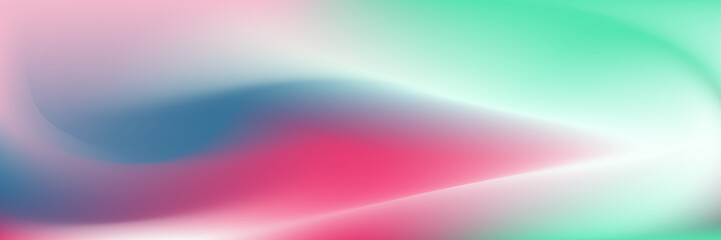 Abstract wavy shapes futuristic banner