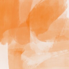 Orange Gouache Abstract Painting Background