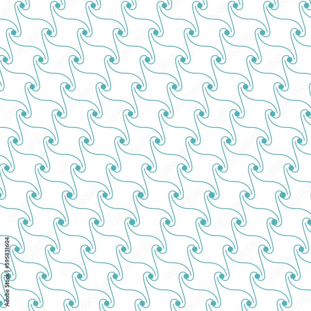 Poster abstract spiral lines geometric seamless pattern background