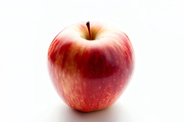 red apple isolated on white