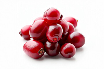 cranberry isolated on white