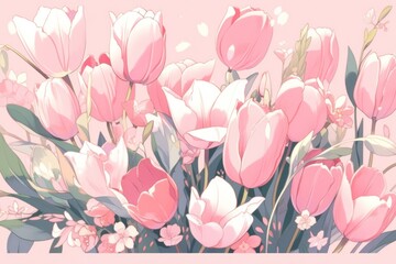 Flowers backgrounds for Mothers day