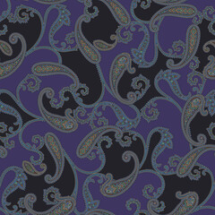 Fototapeta premium Beautifully seamless paisley pattern,