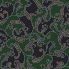 Beautifully seamless paisley pattern,